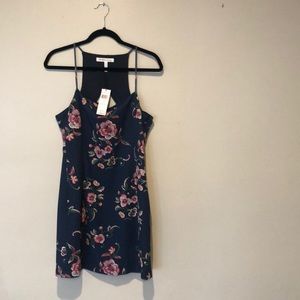 BCBG blue floral dress